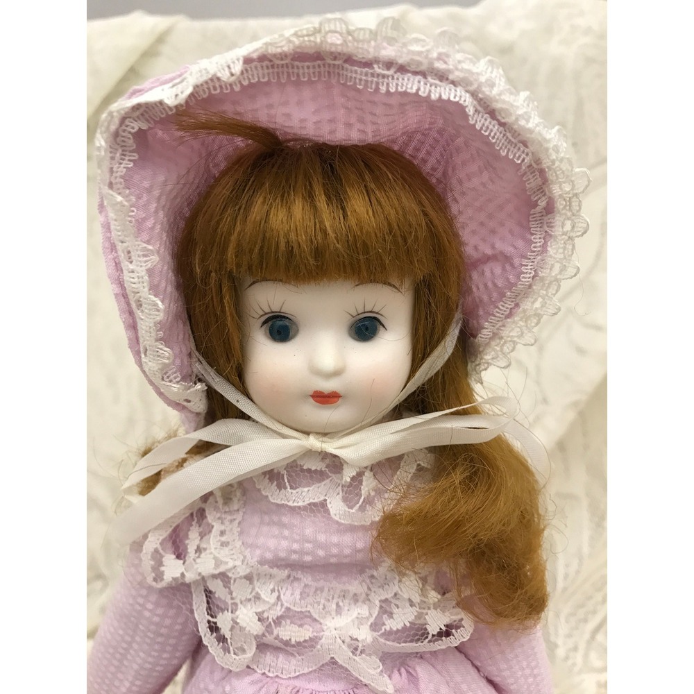 Nostalgic‎ Doll, Porcelain Doll, Vintage 1983 Enesco, Original Tag and Label